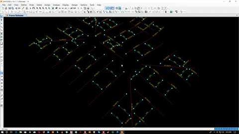 How to design sap2000 v16 steel structure building 9