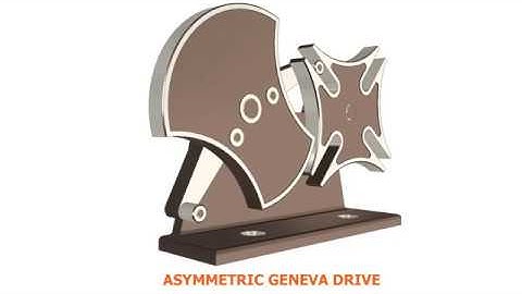 Tutorial Inventor - 019 GENEVA DRIVE - ASSEMBLY