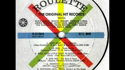 Playmates - Beep Beep, 1958 song on 1960 Roulette LP record.