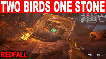 Redfall How to Finish TWO BIRDS ONE STONE Mission Objective - Bellwether Supply Crate Crash Site