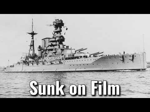 The Only Battleships Ever Sunk On Camera At Sea 