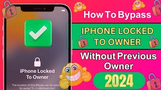 How To Bypass iPhone Locked To Owner Without Previous Owner 🔥iPhone 4/5/6/7 And 8 Support✅