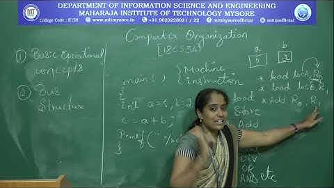 Basic Operational Concepts | III | CS | Mod1 | CO | S1
