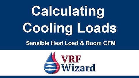 Calculating Cooling Loads and Room CFM