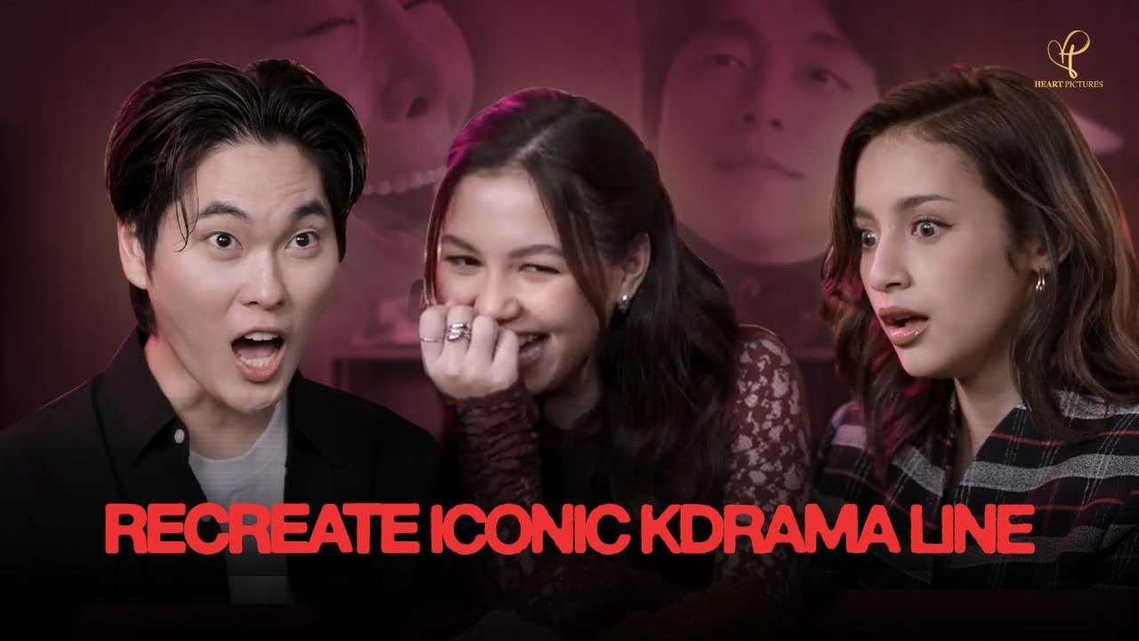 Cast Film TOLONG SAYA! (DOWAJUSEYO) Nyobain Recreate Iconic K-Drama Line | Heart Pictures