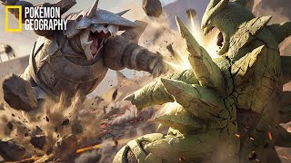 Pokemon In Real Life | NatGeo: Aggron vs Tyranitar –The Battle for the Mountain (Reimagined With AI)