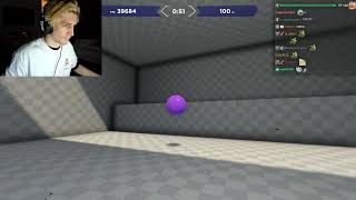 Full xQc Shows Pinpoint Accuracy & Pro Reflexes in AIM LAB Guide