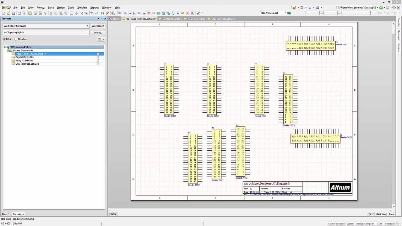 Adding Components to Schematics | Altium Designer 17 Essentials