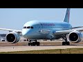 Air Canada Boeing 787-8 Dreamliner Windy Arrival &amp; Taxi at Toronto Pearson