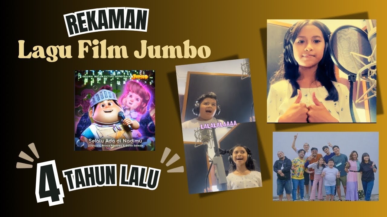 Saat 4Tahun lalu direkamnya ‘Selalu Ada di Nadimu’ Masih Sama Magicnya 💜  #filmjumbo