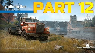 SnowRunner Gameplay - Part 12 - Smithville Dam [ 1440p 60FPS ]