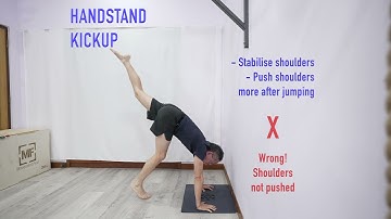 KICKUP TO WALL HANDSTAND TECHNIQUE