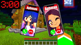 Minecraft PE : APHMAU CALLED ME AGAIN AT 3:00AM??!