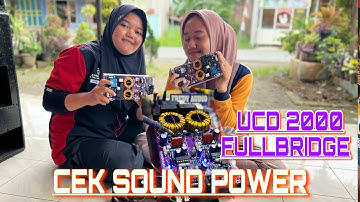 Cek Sound Class D Fullbridge Main 2.7 Ohm | ucD 2000