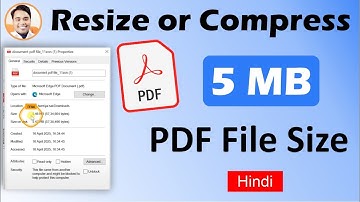 how to compress pdf file size to 5mb | Compuress pdf file size 5 mb | Reduce pdf file size 5mb