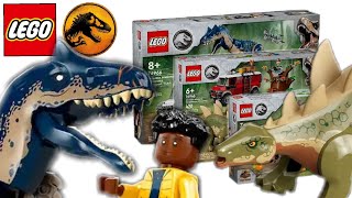 NEW ALLOSAURUS & STEGOSAURUS!!! - LEGO Jurassic World Chaos Theory Summer 2024 Sets Revealed