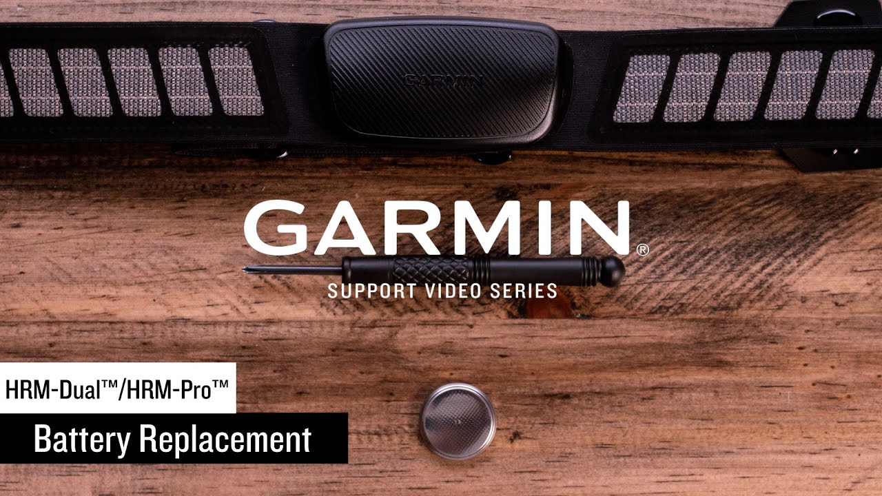 Support: Changing the battery on a Garmin Heart Rate Monitor 