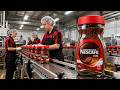 How Instant Coffee Is Made in Million-Dollar Factories ☕💰 (Full Process)”