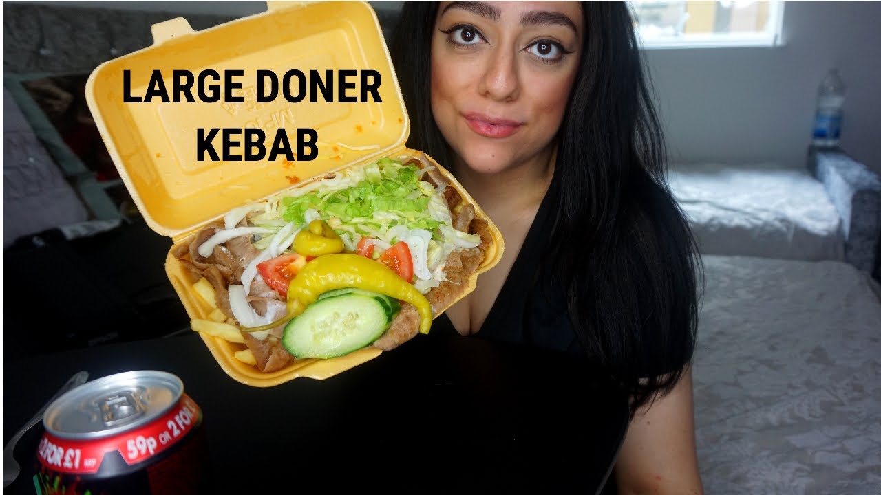 БОЛЬШОЙ ДОНЕР-КЕБАБ МУКБАНГ | SAVAGE EATING