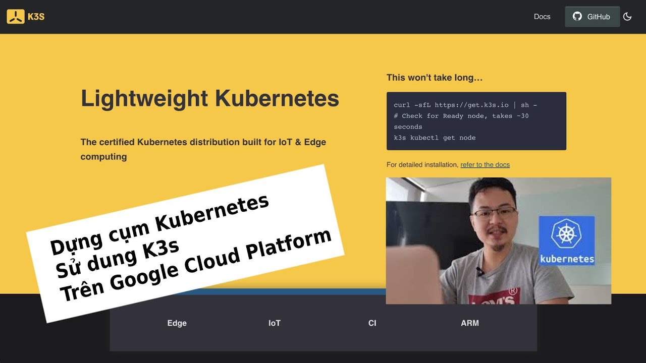 Dựng cụm Kubernetes bằng K3s trên Google Cloud Platform - YouTube
