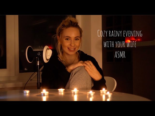 Cozy rainy evening with your wife ASMR