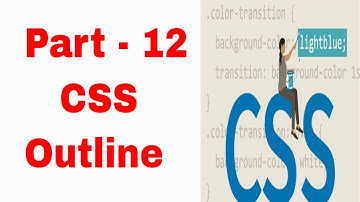 CSS Outline in Tamil | CSS Tutorial in Tamil | Part - 12