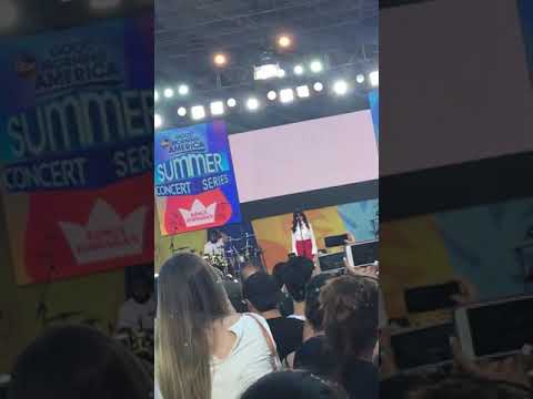 Camila performing ‘Never be the same’ on GMA