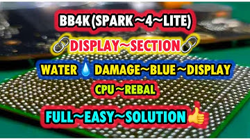 Tecno BB4K Tecno Spark 4 Lite  BLUE DISPLAY🔥  Full Easy Sulotion 🔐🌸🔗