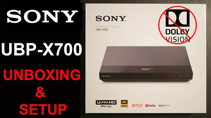 Sony UBP-X700 4K Bluray Player Review| Unboxing And Setup Overview | Apps Tested
