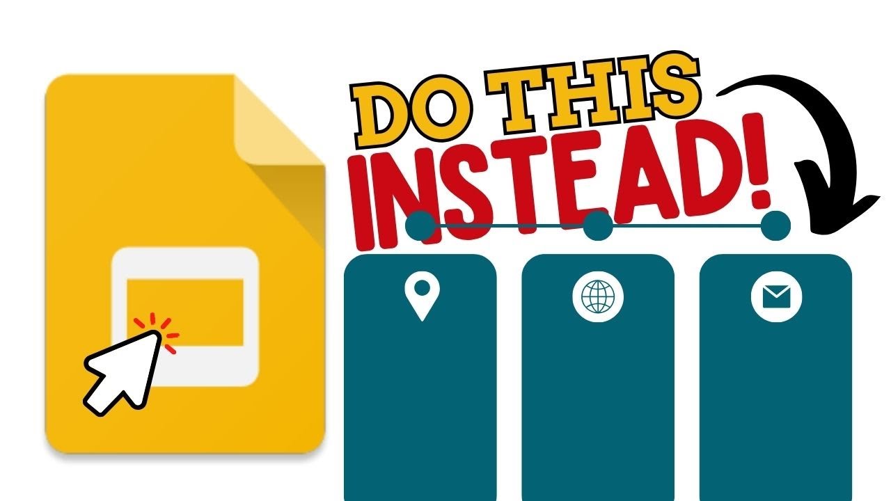 STOP USING BULLET POINTS! | Google Slides (Shapes & Lines)