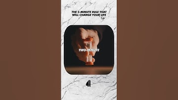 The 2-Minute Rule is your secret weapon against procrastination. Small actions lead to big results.