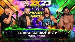 WWE 2K23: Fatal 4-Way Elimination Universal Championship Match