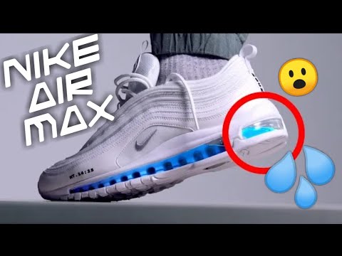 nike air max with water inside