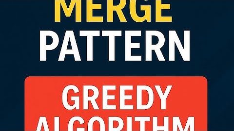 Lecture 24 Optimal Merge Pattern