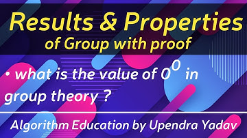 Abstract Algebra: Group Theory- L 17 (Results and Properties of Groups: Part-II) || IIT-JAM, GATE ||