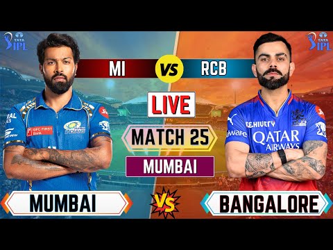 IPL Live: MI Vs RCB, Match 25, Mumbai 