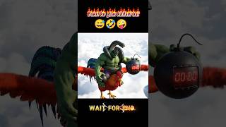 "Stop the plane, Madam! The goat’s grass can’t wait!"🤪🤣😅 Hulk & Spider-Man comedy video