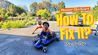How To Test, Troubleshoot And Fix Razor Go Kart (Razor Ground Force/Drifter/Fury Model)