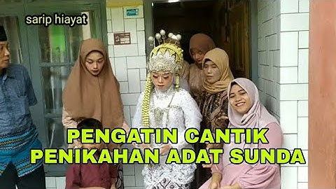 penikahan unik dikampung sunda viral‼️😍 adat Sunda di kampung ci hanjuaang
