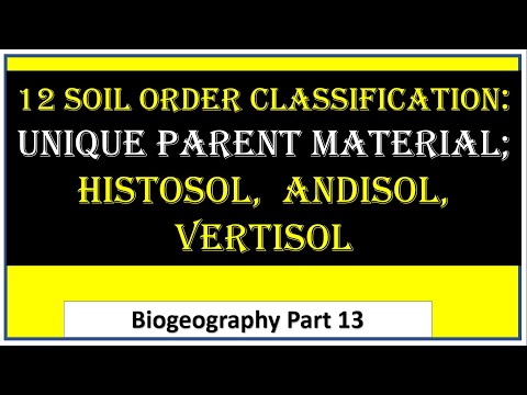 12 Soil Order Classification I Histosol I Andisol I Vertisol I Part 13