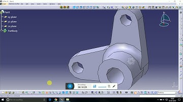 Beam Engine-31 | CATIA V5 R20 | Part design | Surfacing | Assembly KEY SHOT | Body in set