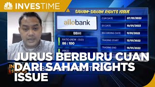 Jurus Berburu Cuan Dari Saham Rights Issue