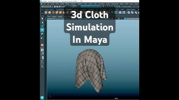 Fabric Simulation in Maya Basics - Must Know 3D Tricks