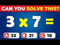 Can You Pass This Math Quiz?➗🧠✖️ Easy ➡️ Impossible! 🔢