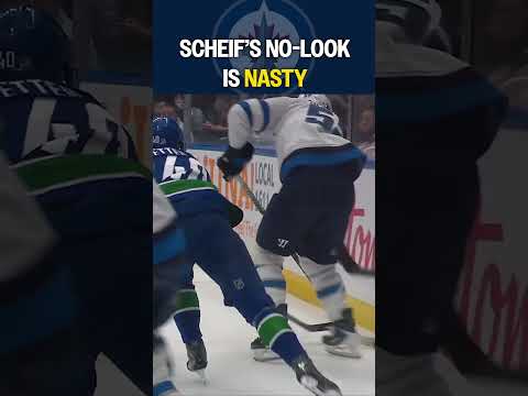 Connor Cashes In Off Scheifele’s No-Look 🤑🔥