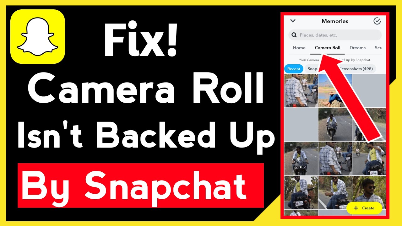 How To Fix Camera Roll isn’t Backed Up By Snapchat 2024 YouTube
