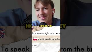 Polish Idioms: Daydreaming & Brutal Honesty Explained! #shorts