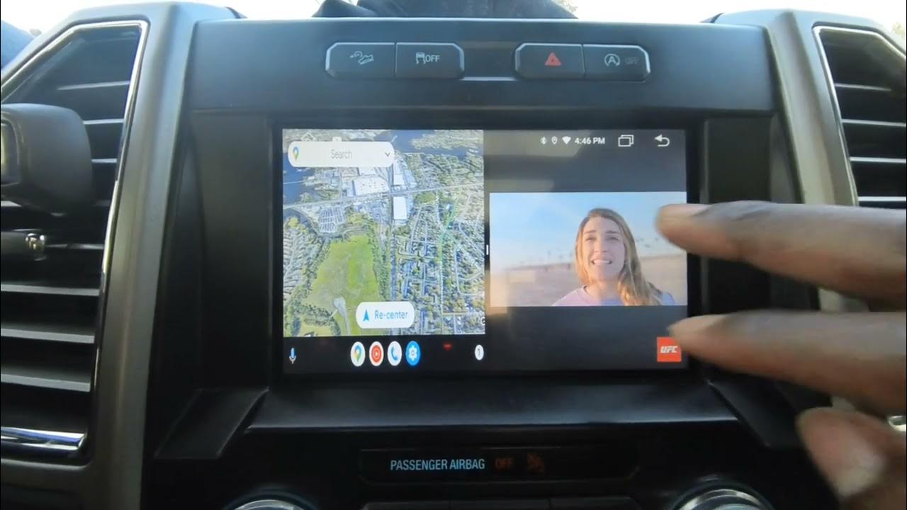 Tragbares Iphone Ios Apple Car Play LCD-Bildschirm Android Auto Display  Netflix Video Spotify Music Waze Karte Navi Inalambrico Carplay
