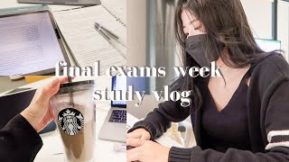 SMU final exam week study vlog | life as an indonesian student in singapore