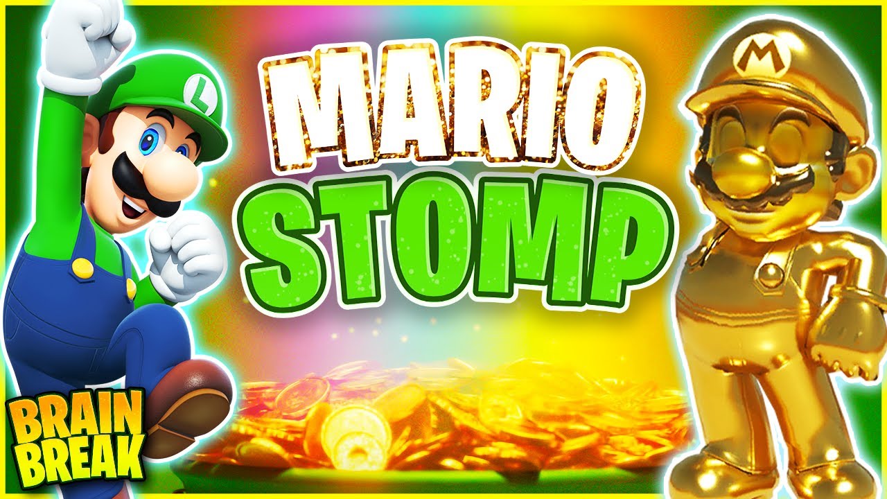 💚 Mario Stomp 💛 Green vs Gold 💚 Brain Break for Kids 💛 Just Dance 💚 Danny GoNoodle 💛 Matthew Wood